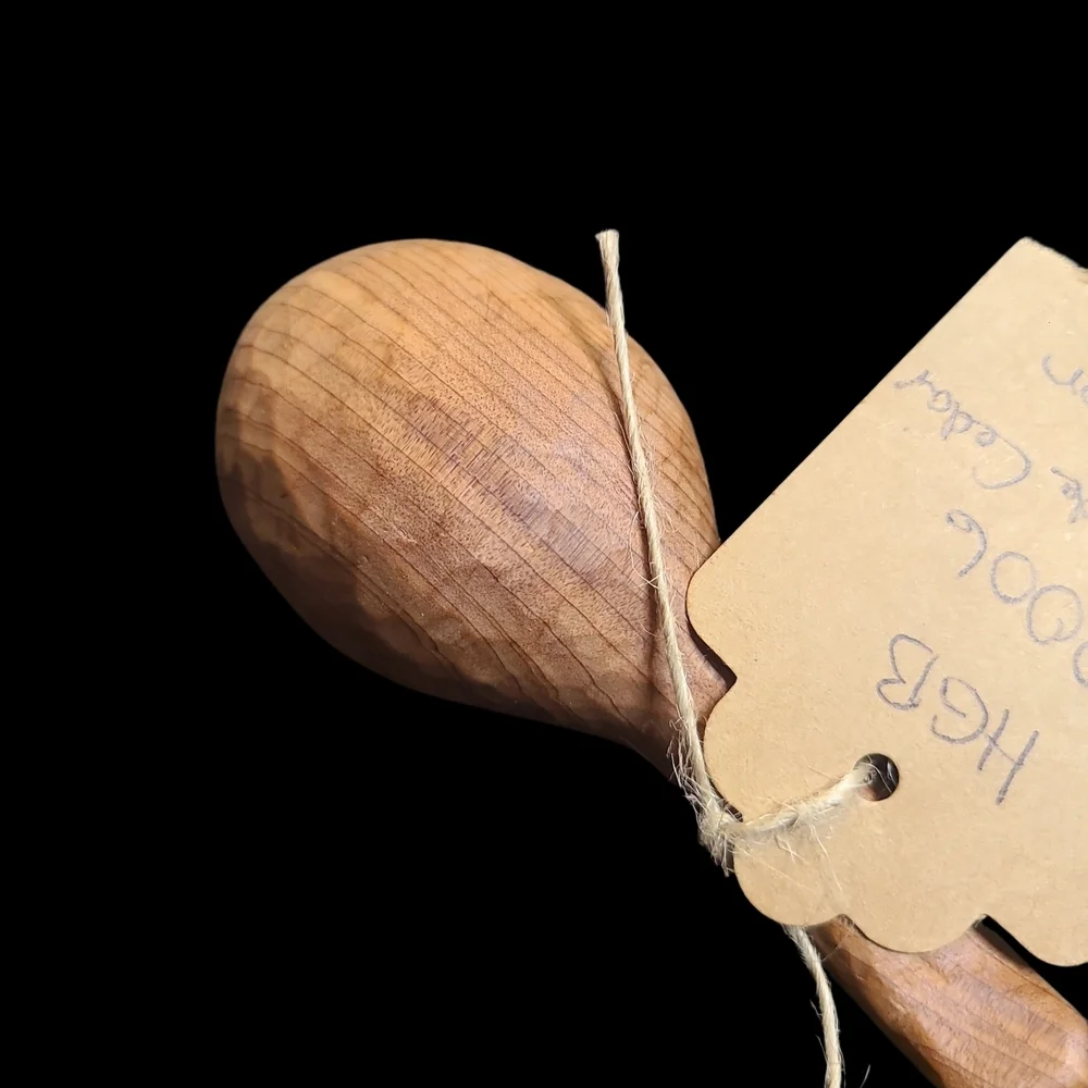 Handcrafted Wooden Small Spoon Of Cedar